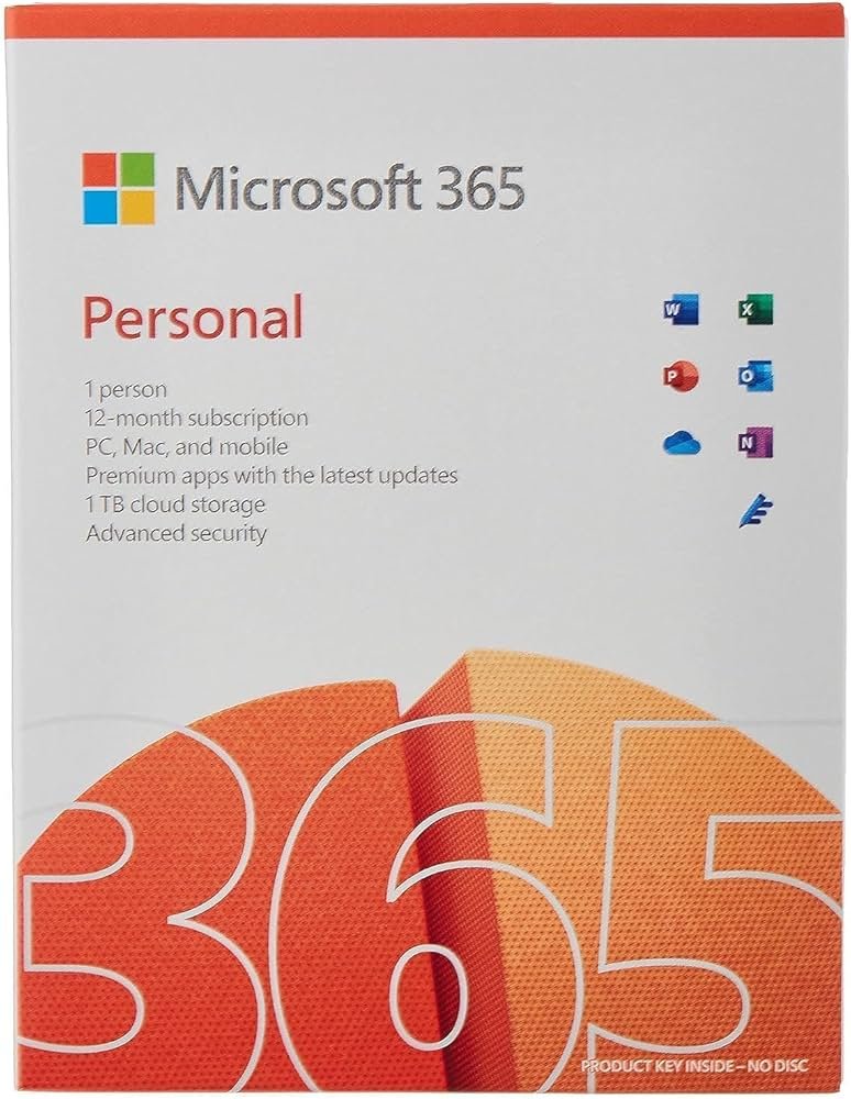 Microsoft 365 Personal – 1 Year Subscription (1 User)